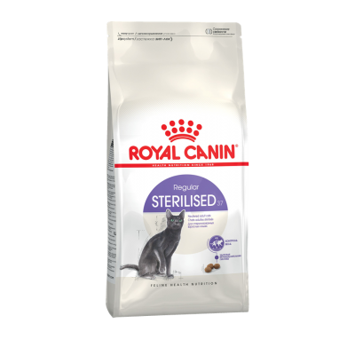 Royal Canin Sterilised 37 корм для взрослых Стерилизованных кошек и Кастрированных котов